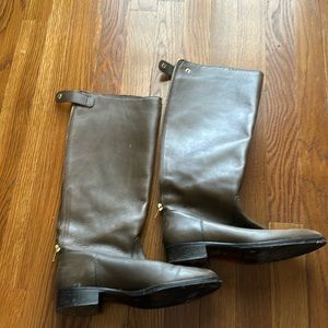 Jcrew brown tall boots like NEW